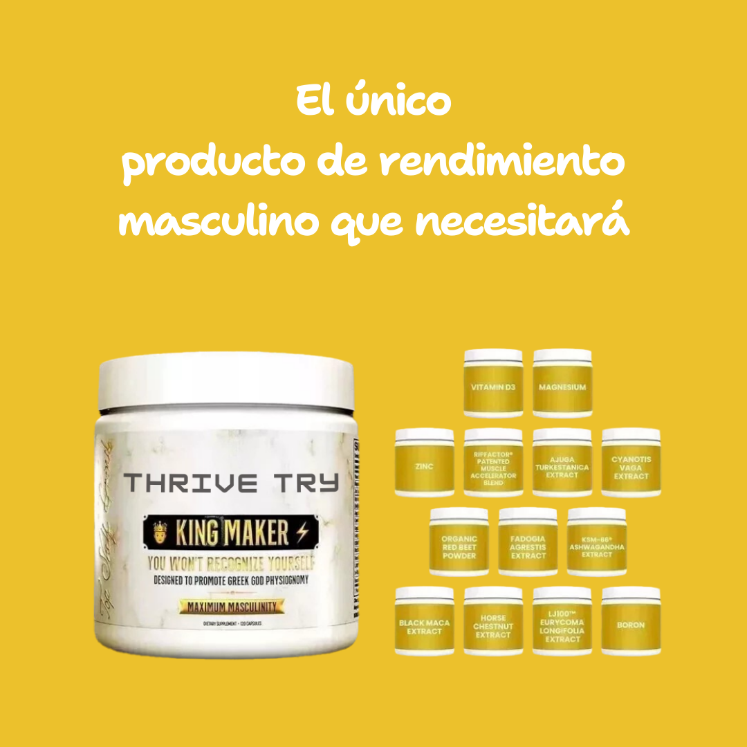 Cápsulas para el Rendimiento Sexual: King Maker