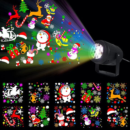 proyector giratorio navideño multifuncional 🎅🎄🚨