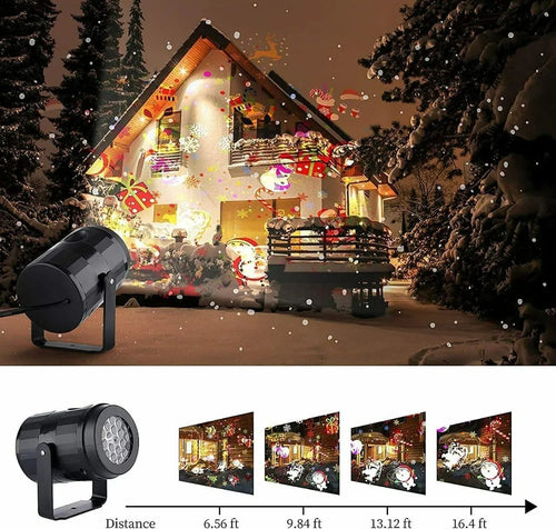 proyector giratorio navideño multifuncional 🎅🎄🚨