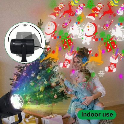 proyector giratorio navideño multifuncional 🎅🎄🚨